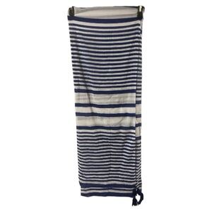 Vineyard Vines Scarf, Wrap, Sarong, NWOT, Cotton, Geometric Stripes, Coastal